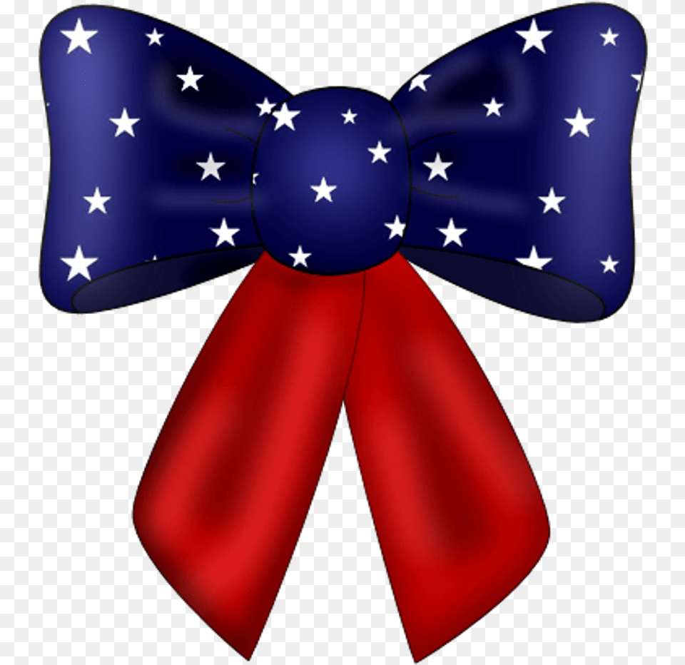 Freetoedit Bow Hairbow Ribbons Americanflag Flag Oldglo Fourth Of July Bow Clipart, Accessories, Formal Wear, Tie Png