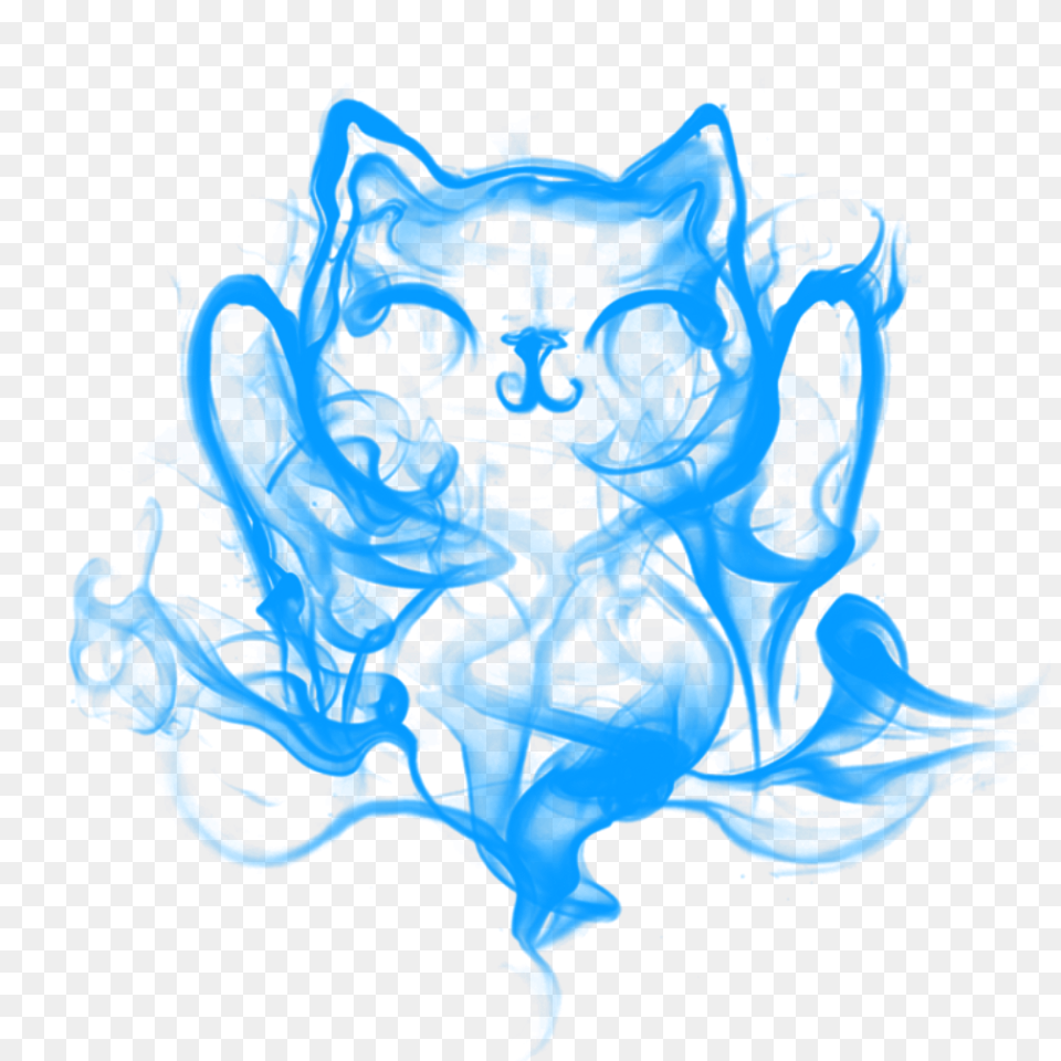 Freetoedit Cat Vape Smoke Cloud Blue, Adult, Female, Person, Woman Png Image