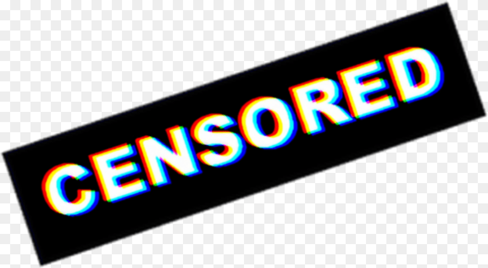 Freetoedit Censored Glitch, Light, Text, Logo Free Png Download