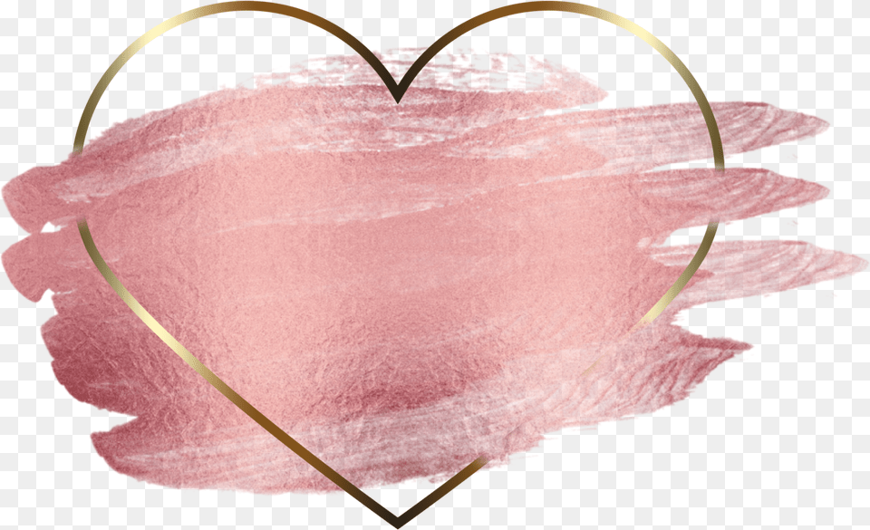 Freetoedit Corazon Rosa Dibujo Pintura Pinturarosa Rose Gold Heart Png Image