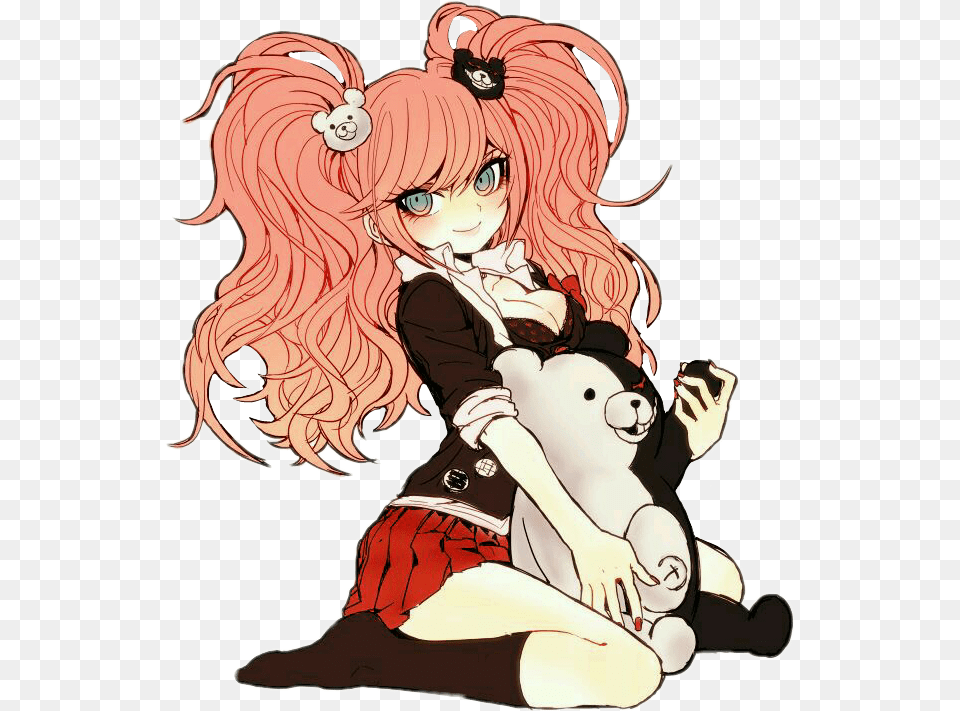 Freetoedit Danganronpa Junkoenoshima Junko Enoshima Junko Enoshima Chibi, Book, Comics, Publication, Baby Png