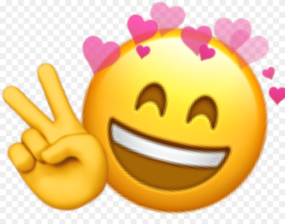 Freetoedit Emoji Peace Happy Emojisticker Emojis Emoji, Toy Free Png Download
