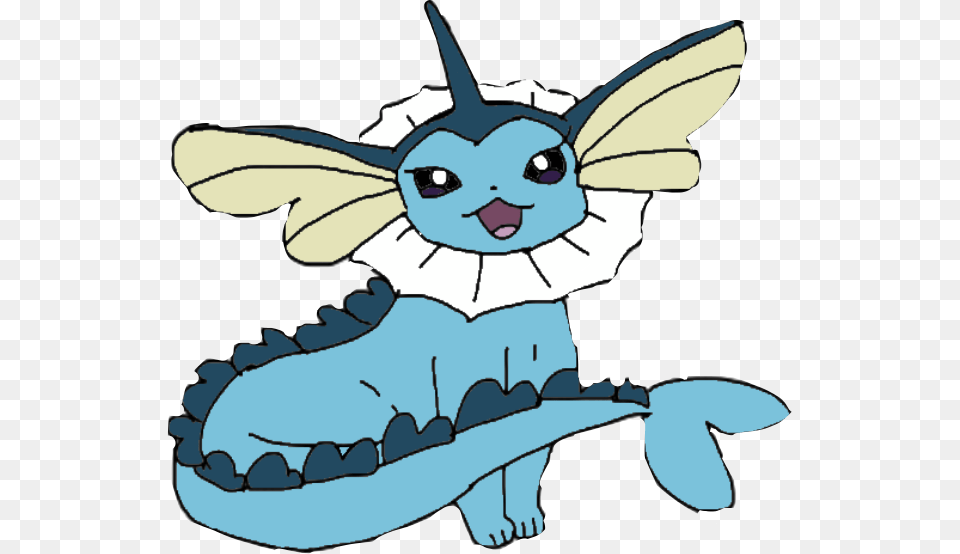 Freetoedit Female Vaporeon Girl Freetoedit Cartoon, Animal, Bird, Face, Head Free Transparent Png