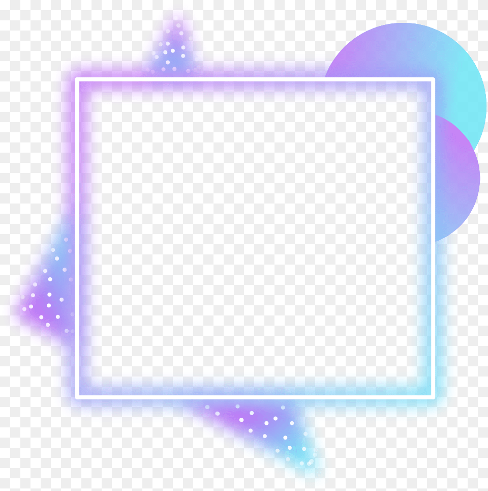 Freetoedit Frame Neon Inspiration Galaxy Pastel Picsart Frame Neon, Computer Hardware, Electronics, Hardware, Monitor Free Png Download