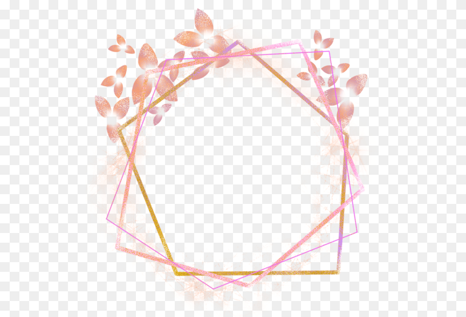 Freetoedit Frame Rose Gold, Art, Floral Design, Graphics, Pattern Free Transparent Png