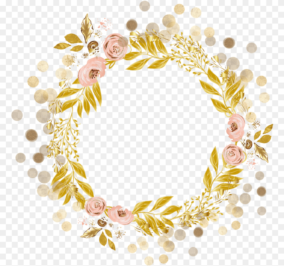 Freetoedit Freetouse Mamalebenat Stroke Gold Golden Gold Wreath Transparent Background, Plant, Photography, Accessories, Jewelry Free Png Download