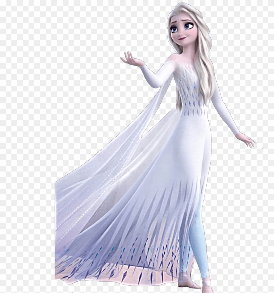 Freetoedit Frozen Elsa Anna Frozen2 Intotheunknown Elsa Frozen 2 White Dress, Adult, Female, Person, Woman Free Transparent Png