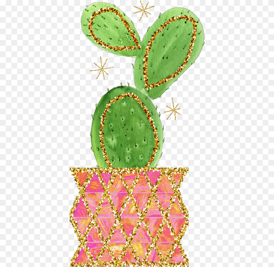 Freetoedit Ftestickers Cactus Glitter Watercolor Barbary Fig, Plant, Adult, Bride, Female Png
