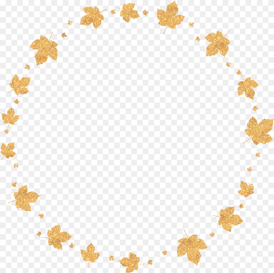 Freetoedit Ftestickers Leaves Autumn Fall Decoration Circle Star Border, Leaf, Plant Free Transparent Png