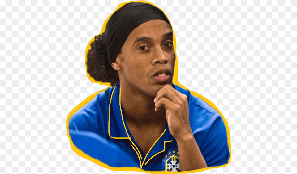 Freetoedit Ftestickers Ronaldinho Milan, Man, Adult, Body Part, Face Png Image