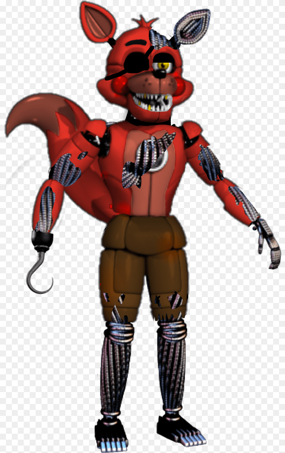 Freetoedit Funtime Withered Foxy Fnaf Fnaf2 Foxy Fnaf Phantom Funtime Foxy, Person Free Png Download