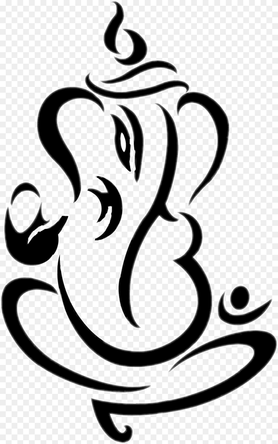 Freetoedit Ganesh Ganesha Hindu God Ganpati Ganpati Pencil Sketch, Face, Head, Person, Smoke Pipe Free Png Download