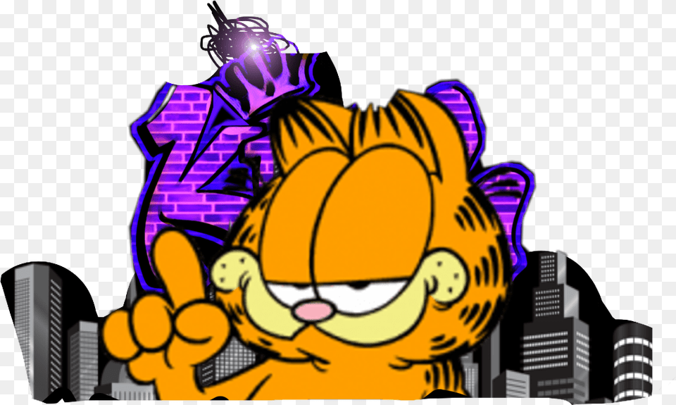 Freetoedit Garfield City King Cartoon Firststicker Garfield Nickelodeon, Baby, Person Png