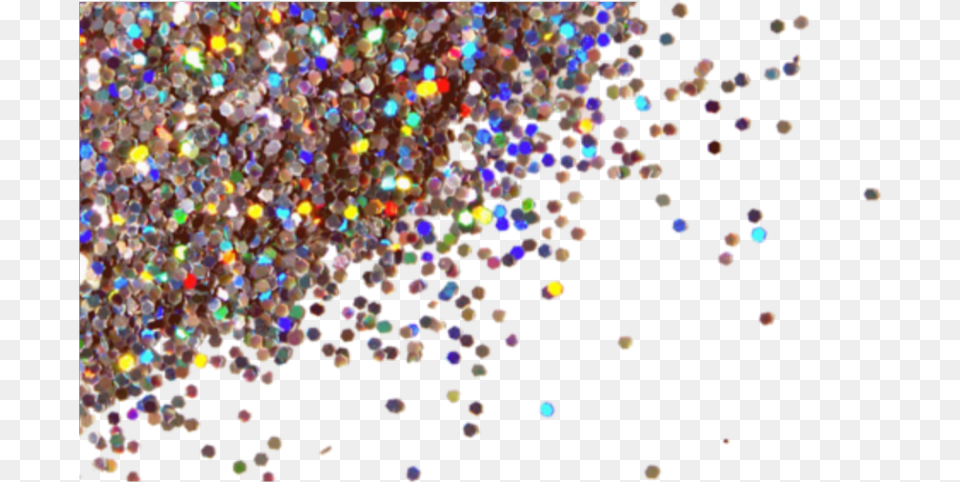 Freetoedit Glitter Confetti Rainbow Frame Border One Piece Of Glitter, Astronomy, Moon, Nature, Night Free Png