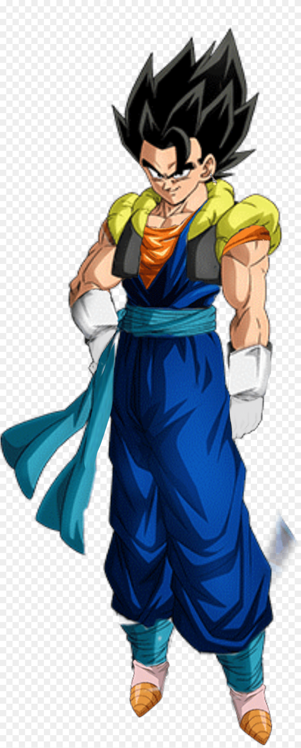 Freetoedit Gogeta Sticker By Son Dragon Ball Fan Vegetto And Gogeta Fusion, Book, Comics, Publication, Adult Png