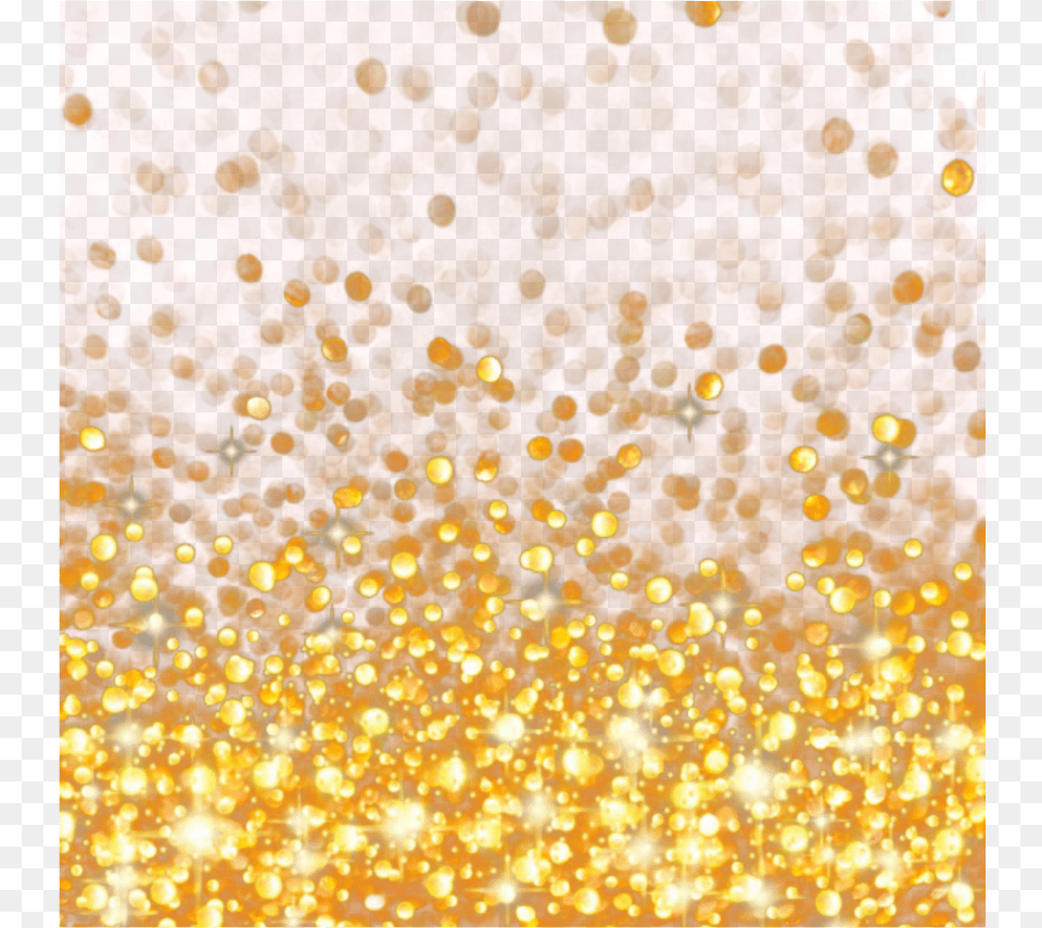 Freetoedit Gold Glitter Background Overlay Border Transparent Background Bokeh, Pattern, Lighting, Accessories Free Png Download