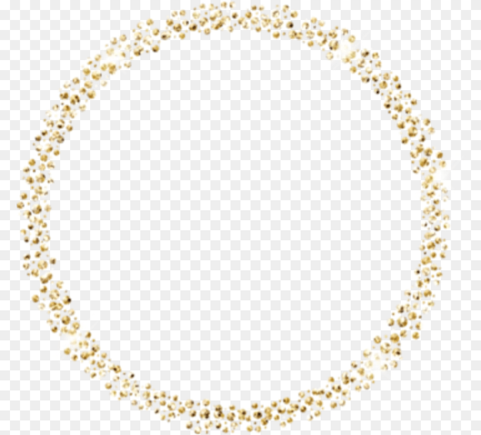 Freetoedit Golden Gold Glittery Sparkle Circle, Accessories, Jewelry, Necklace, Bracelet Free Png