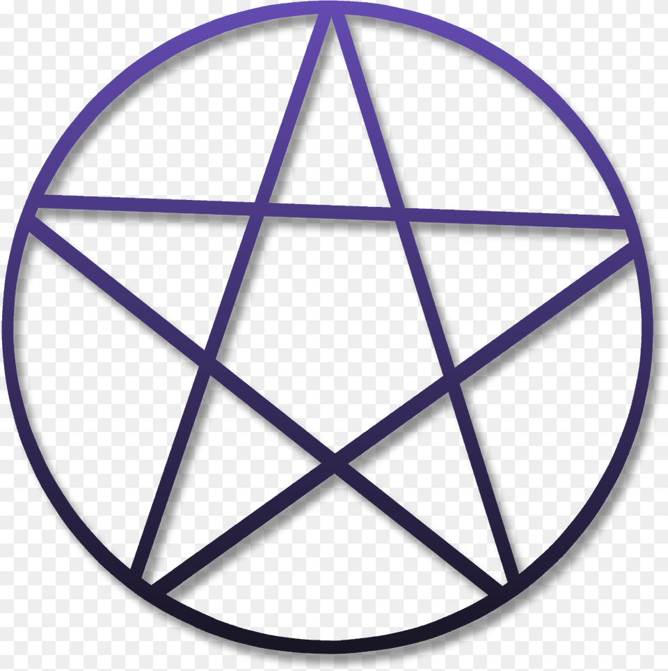 Freetoedit Halloween Frame Round Border Purple Macig Pentagram, Star Symbol, Symbol, Nature, Night Png Image