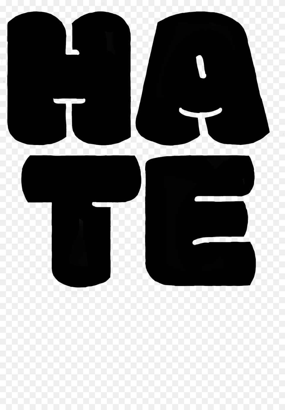 Freetoedit Hate Haters Sad Cross, Silhouette, Smoke Pipe, Text Free Transparent Png