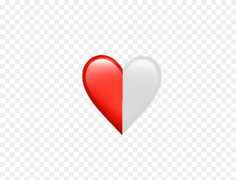 Freetoedit Heart Halfheart Whiteheart Redheart Like Heart Free Transparent Png