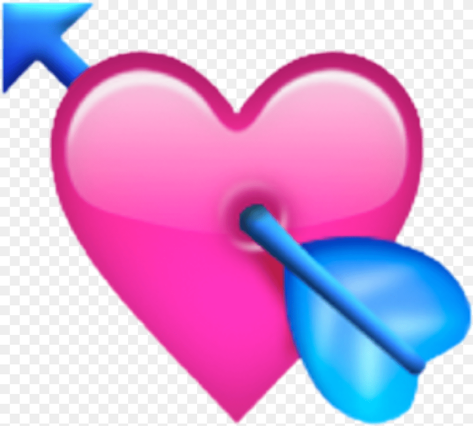 Freetoedit Heart Heartemoji Pinkheart Bow And Arrow Heart Emoji, Food, Sweets, Balloon, Candy Png Image