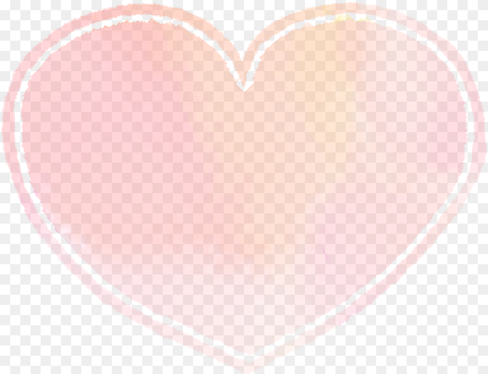 Freetoedit Heart Tumblr Pink Handpainted Watercolor, Accessories, Jewelry, Necklace Free Transparent Png