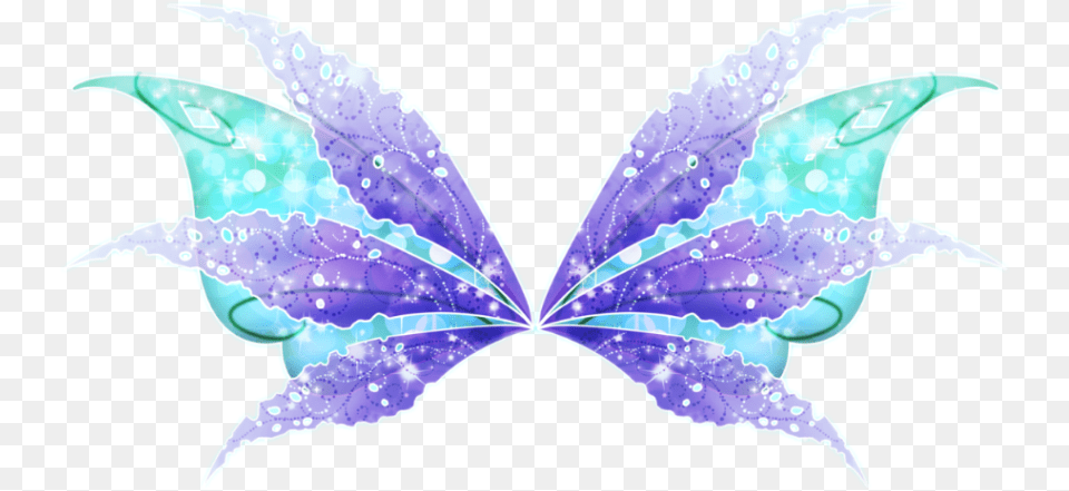 Freetoedit Lightblue Lavender Fairy Wings Blue Fairy Wings, Leaf, Plant, Pattern, Accessories Png