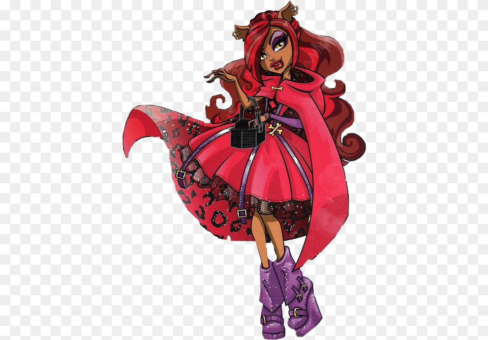 Freetoedit Mh Clawdeen Scarily Ever After Monster High Clawdeen, Book, Publication, Comics, Adult Free Transparent Png