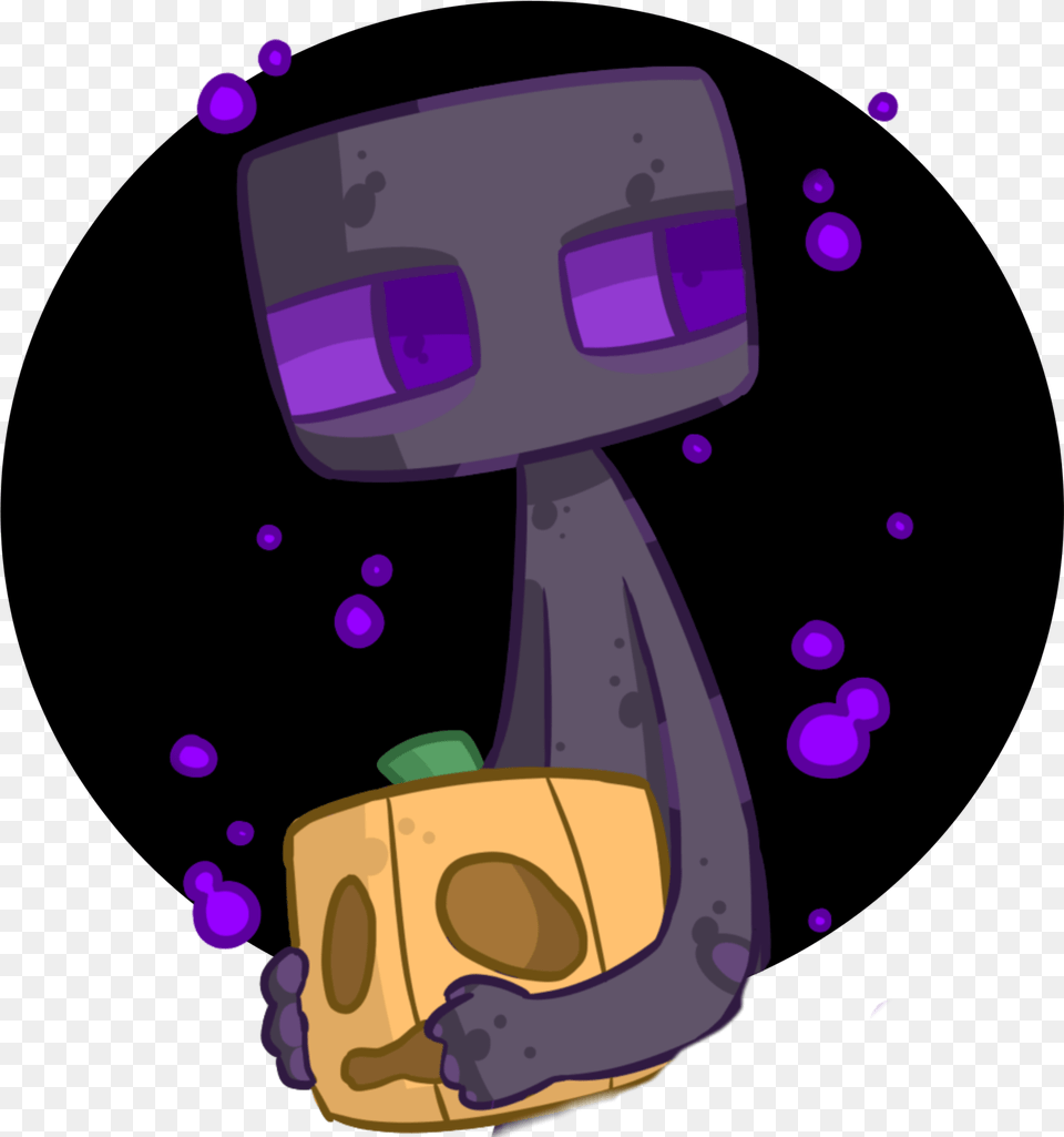 Freetoedit Minecraft Enderman Profilepic Pfp Cute Minecraft, Purple, Lighting, Art, Graphics Free Png Download