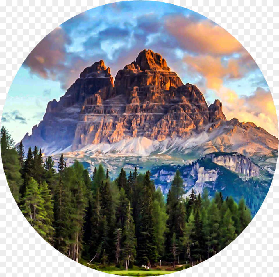 Freetoedit Mountain Trees Greentrees Mountains Instagram, Outdoors, Peak, Plant, Nature Free Png
