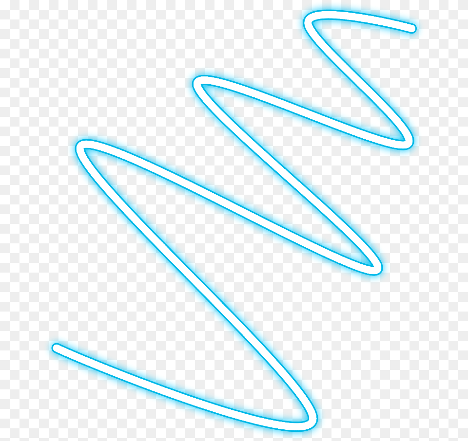 Freetoedit Neon Spiral Blue Glow Frame Border Neon, Light, Coil, Blade, Dagger Free Png Download