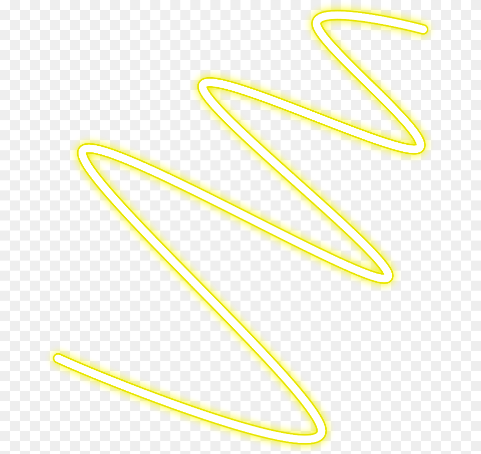 Freetoedit Neon Spiral Yellow Glow Frame Border Thread, Light, Coil, Smoke Pipe Free Png Download