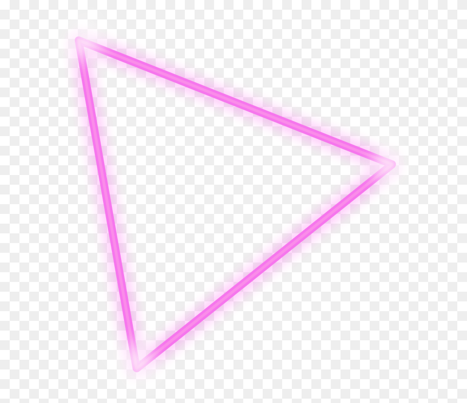 Freetoedit Neon Triangle Pink Glow Frame Border Fdj Free Png Download
