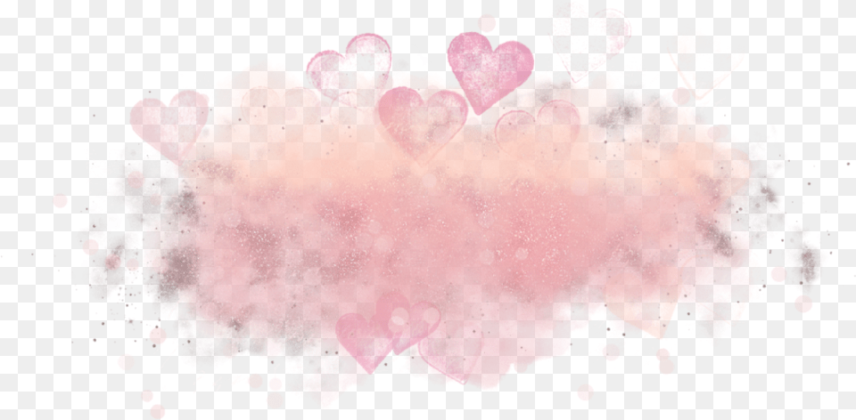 Freetoedit Overlay Watercolor Colorful Love Hearts Heart, Crystal, Mineral, Quartz Png Image