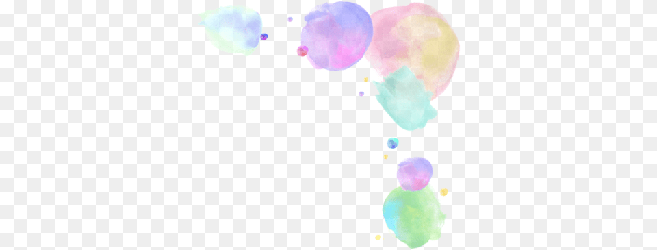 Freetoedit Pastel Watercolor Paint Splotch Baby Mobile, Balloon, Flower, Petal, Plant Png Image