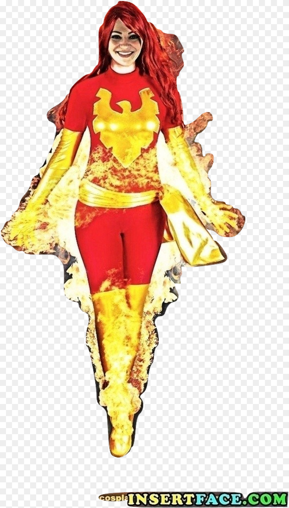 Freetoedit Pheonix Jeangrey Xmen Marvel Superheros Illustration, Clothing, Costume, Person, Adult Free Png Download