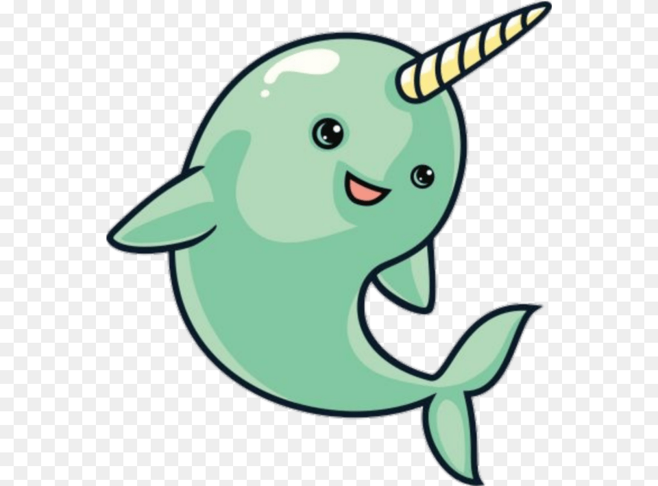 Freetoedit Picsart Narwhal Narwhaledits Narwhals Narwhal, Animal, Dolphin, Mammal, Sea Life Free Transparent Png