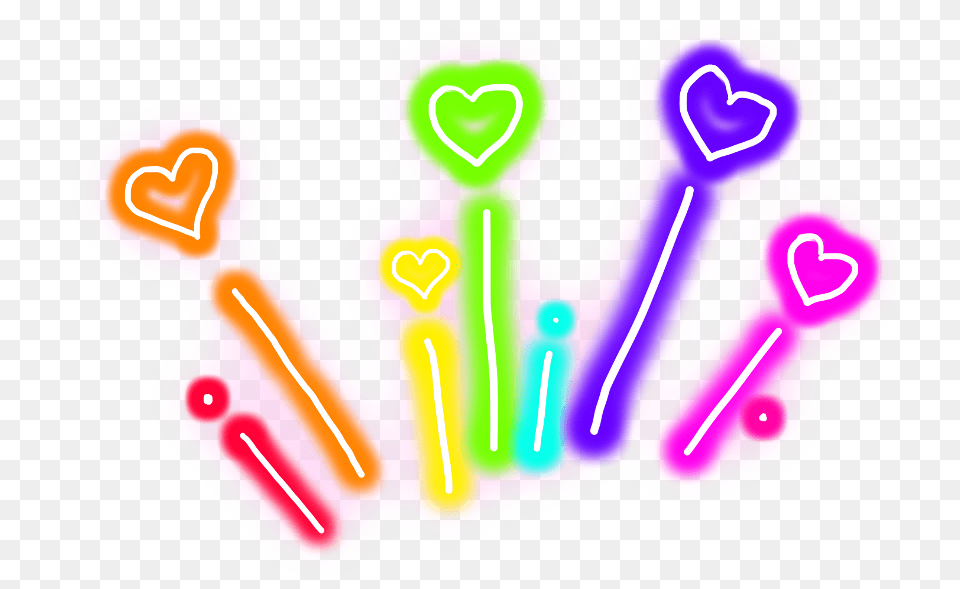 Freetoedit Rainbow Heart Crown Draw, Light, Birthday Cake, Cake, Cream Free Transparent Png