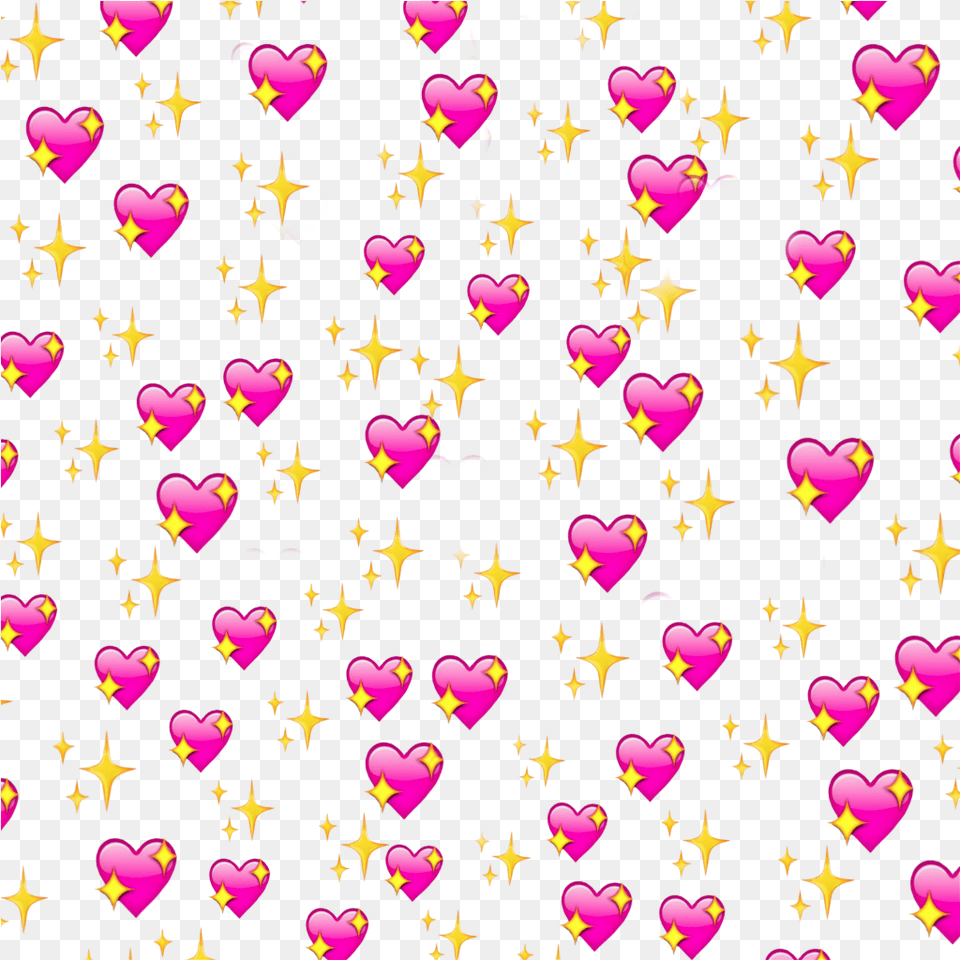 Freetoedit Rainbow Hearts Iphone Emoji Love Background Iphone Emoji Heart Background, Flower, Petal, Plant, Purple Free Transparent Png