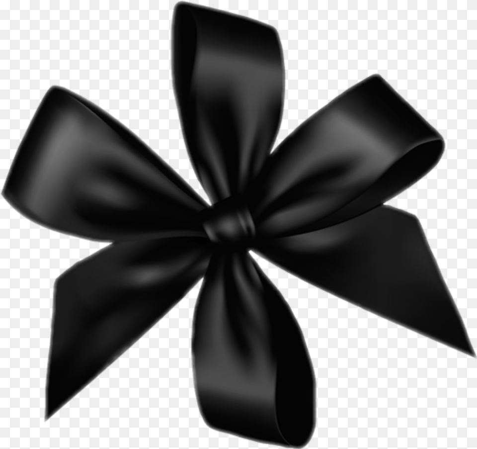 Freetoedit Remix Bow Ribbon Cinta Lazo Blue Ribbon For Gift, Black, Appliance, Ceiling Fan, Device Free Transparent Png