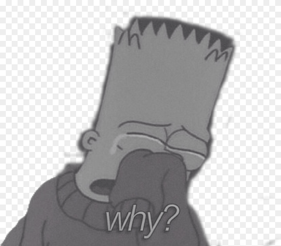 Freetoedit Sad Tumblr The Simpsons Bart Quotes Amp Saying Sad Bart Simpson Drawings, Baby, Person, Text Free Png Download