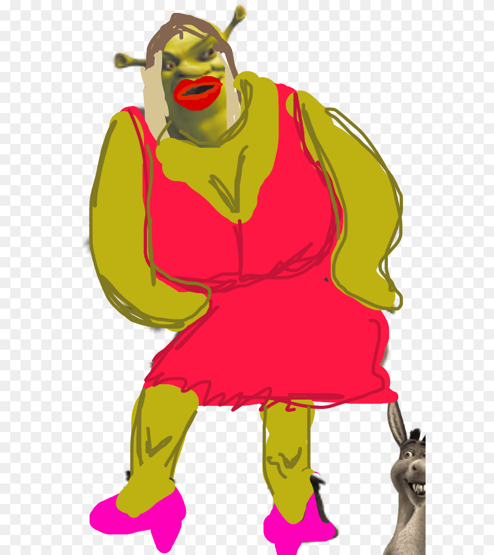 Freetoedit Shrek Dank Meme Picsart Asthetic Vsco Donkey From Shrek, Adult, Male, Man, Person Free Png Download
