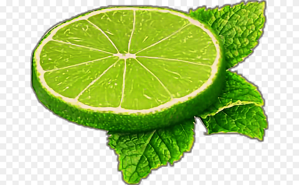 Freetoedit Slice Limegreen Limemint Lime, Citrus Fruit, Food, Fruit, Plant Png