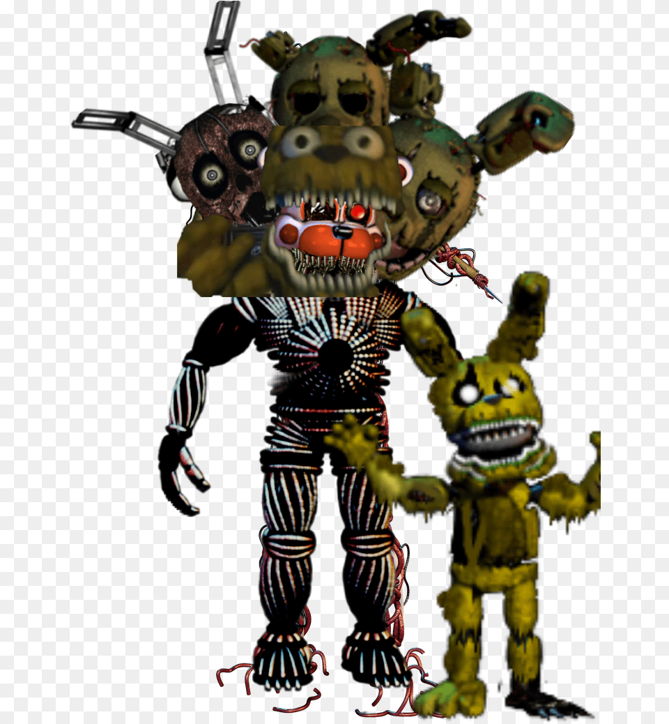 Freetoedit Springtrap Funtimefreddy Plushtrap, Robot, Animal, Dinosaur, Reptile Png Image