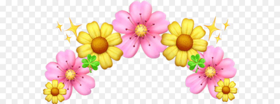 Freetoedit Sticker Flower Nature Emoji Flowercrown, Plant, Petal, Accessories, Daisy Free Png