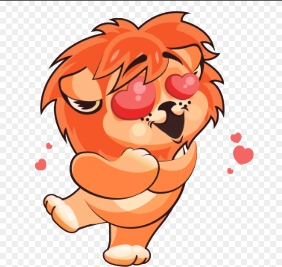 Freetoedit Sticker Stickers Lion Emojis Emoticon Lion Discord Emotes, Baby, Person Png Image