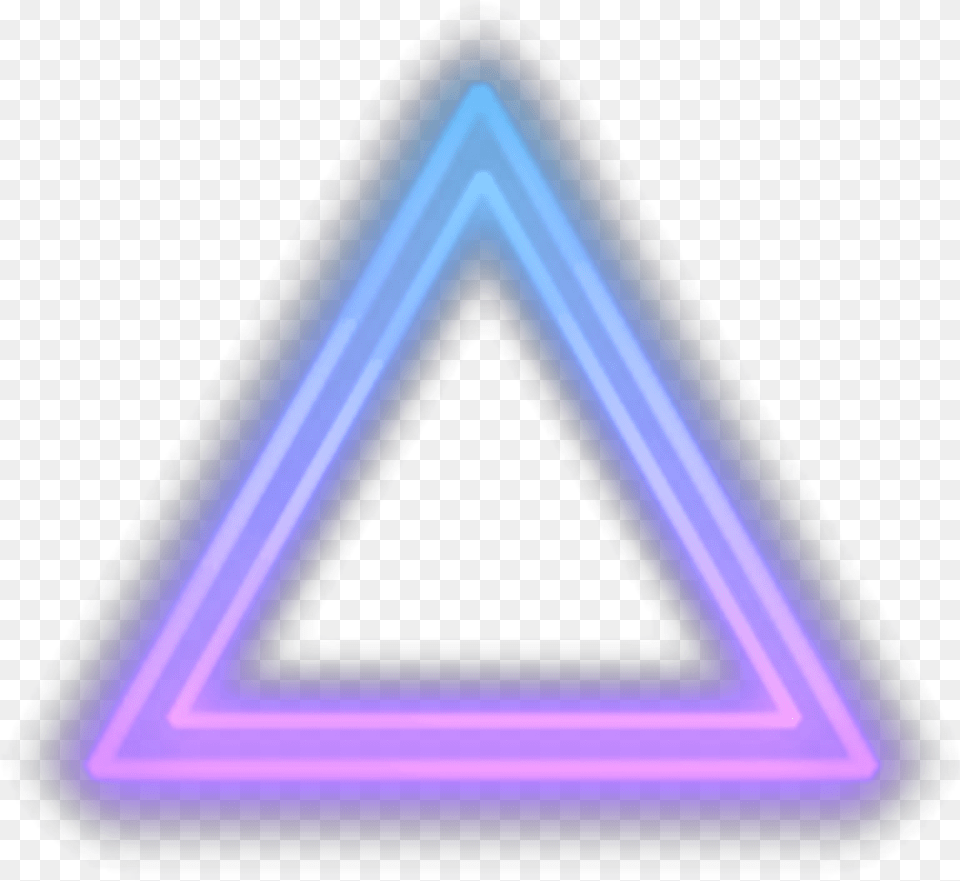 Freetoedit Triangle Neon Purple Blue Geometrico Disegni Minimal, Light Free Png
