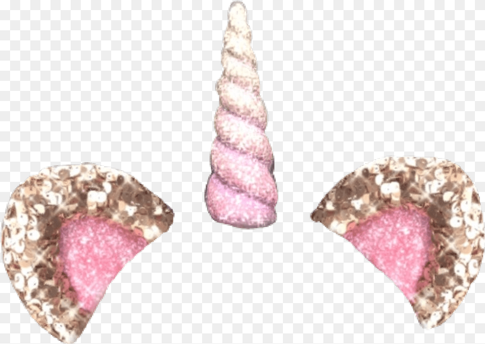 Freetoedit Unicorn Glitter Gold Pink Animalears Heart, Accessories, Diamond, Gemstone, Jewelry Free Transparent Png