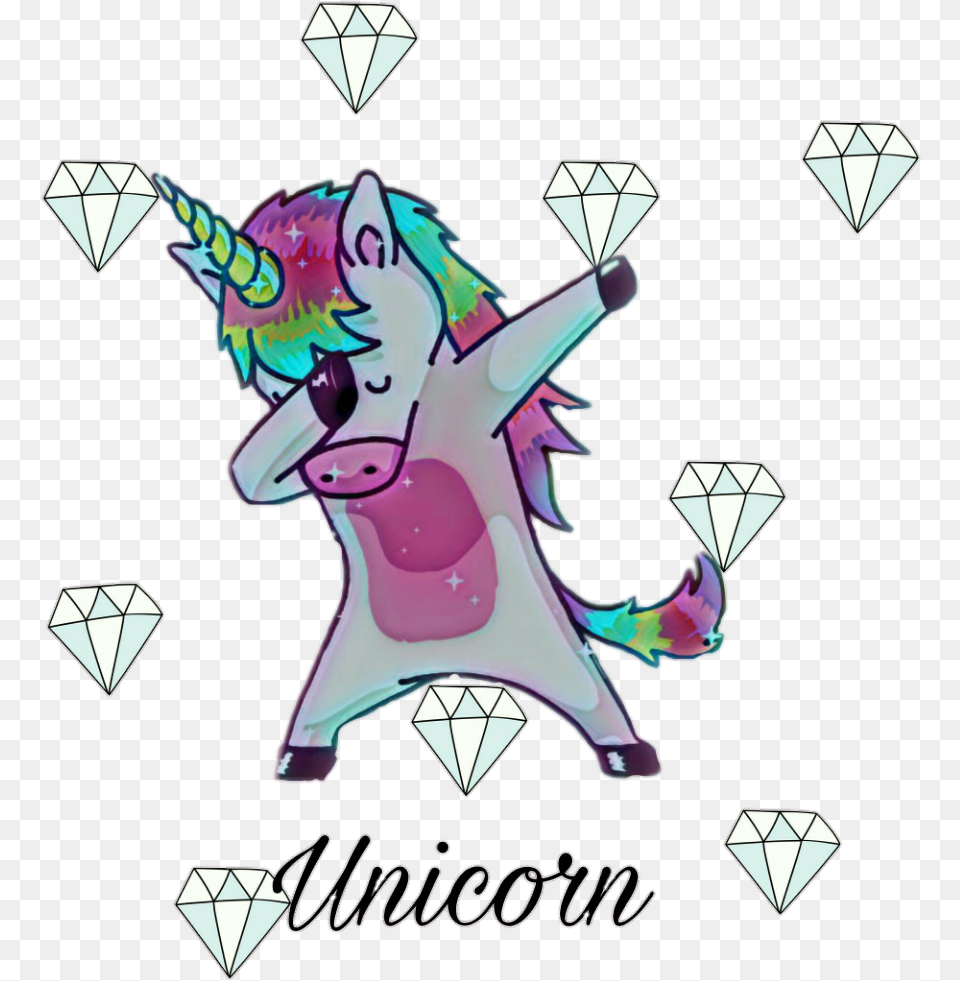 Freetoedit Unicorn Unicorns Animal Animals Diamond Bonito Imgenes Kawaii, Art, Toy Free Png