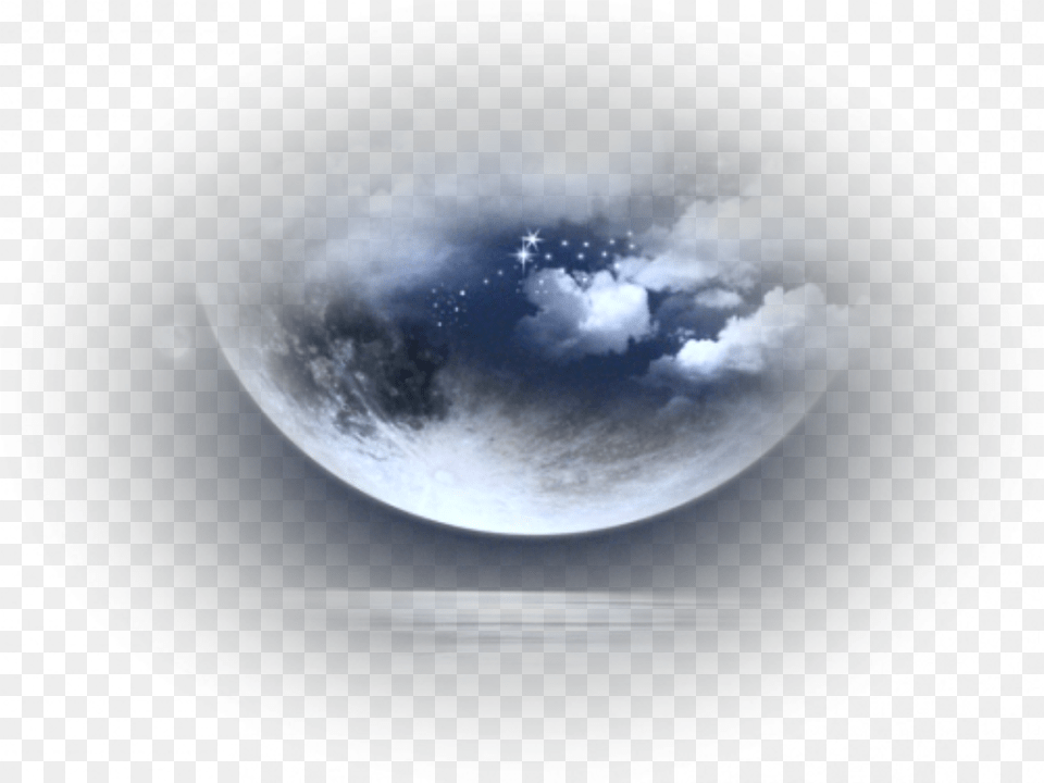 Freetoeditmoon Remixed Night Clouds From Sphere, Astronomy, Moon, Nature, Outdoors Png